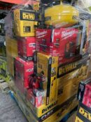 Wholesale Milwaukee & DeWalt Tool Pallet – 60+ Brand New Mixed Power Tools