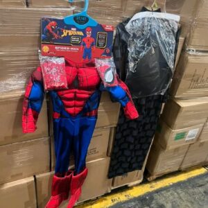Wholesale Halloween Costume Pallet – 150 New & Shelf-Pulled Adult/Kids Costumes – Limited Stock
